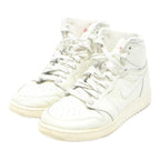 NIKE Air Jordan 1 Womens High Top Boots White Leather UK 6 Classic Comfortable