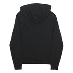 SAINT LAURENT Mens Black Pullover Hoodie S Cotton Drawstring Logo Script Print