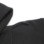 SAINT LAURENT Mens Black Pullover Hoodie S Cotton Drawstring Logo Script Print