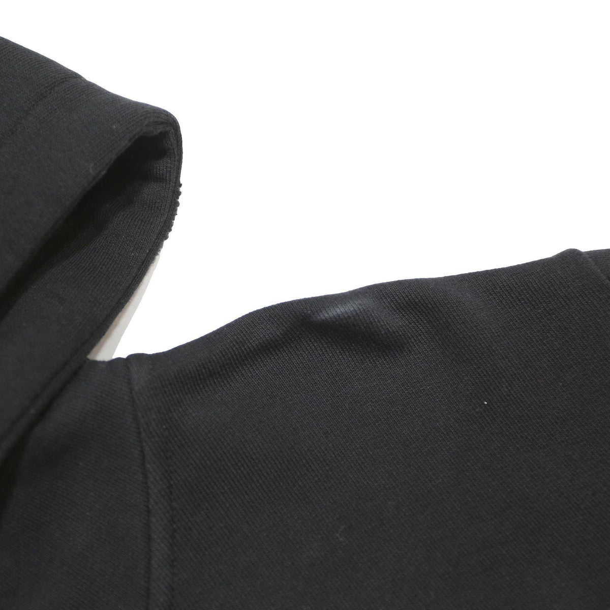 SAINT LAURENT Mens Black Pullover Hoodie S Cotton Drawstring Logo Script Print