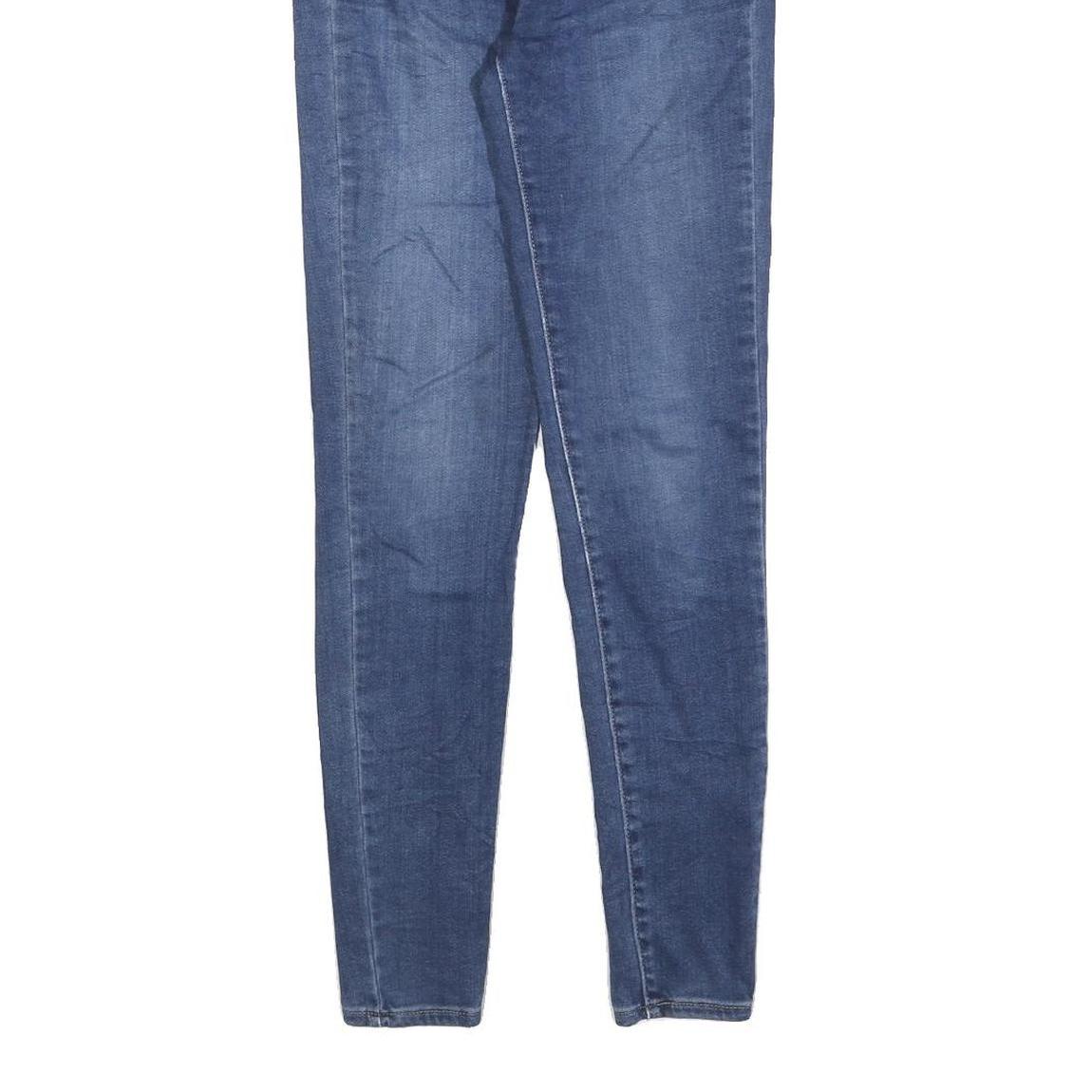 LEVI'S 720 Womens Jeans Blue Slim Skinny Denim Medium W25 L30 Stretch Casual