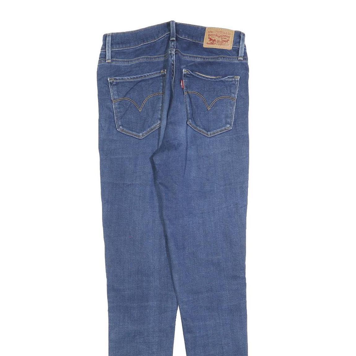 LEVI'S 720 Womens Jeans Blue Slim Skinny Denim Medium W25 L30 Stretch Casual