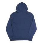 PUMA Womens Navy Blue Hoodie L Cotton Blend Pullover Casual Sports Sweatshirt