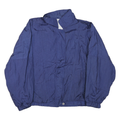 BLAIR Mens Blue XL Polyester Blend Jacket Plain Zip Casual Lightweight