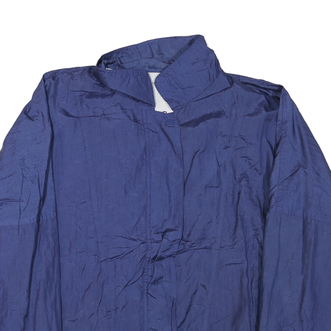 BLAIR Mens Blue XL Polyester Blend Jacket Plain Zip Casual Lightweight