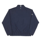 ADIDAS Mens Navy Blue Sports Jacket L Polyester Plain Zip Lightweight