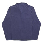 HARLEY DAVIDSON Mens Blue Pullover Plain Round Neck Basic Knit S Polyester