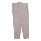 BOSS HUGO BOSS Womens Polyester Blend Beige Slim Straight Trousers W34 L28