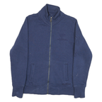 CARHARTT Mens Blue Zip Jacket M Cotton Blend Plain Casual Workwear