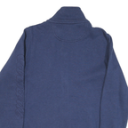 CARHARTT Mens Blue Zip Jacket M Cotton Blend Plain Casual Workwear