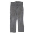 CARHARTT Mens Jeans Grey Regular Straight Denim W32 L32 Practical Workwear