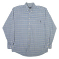 CAMEL ACTIVE Mens Shirt Blue Check Long Sleeve M