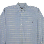 CAMEL ACTIVE Mens Shirt Blue Check Long Sleeve M