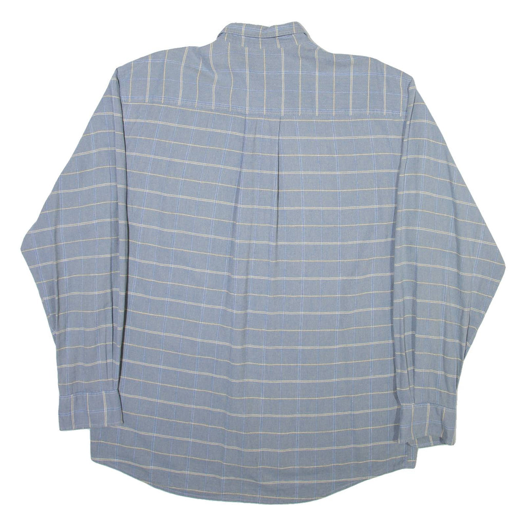 CAMEL ACTIVE Mens Shirt Blue Check Long Sleeve M