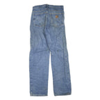 CARHARTT Mens Jeans Blue Regular Straight Denim Medium W31 L34 Durable Workwear