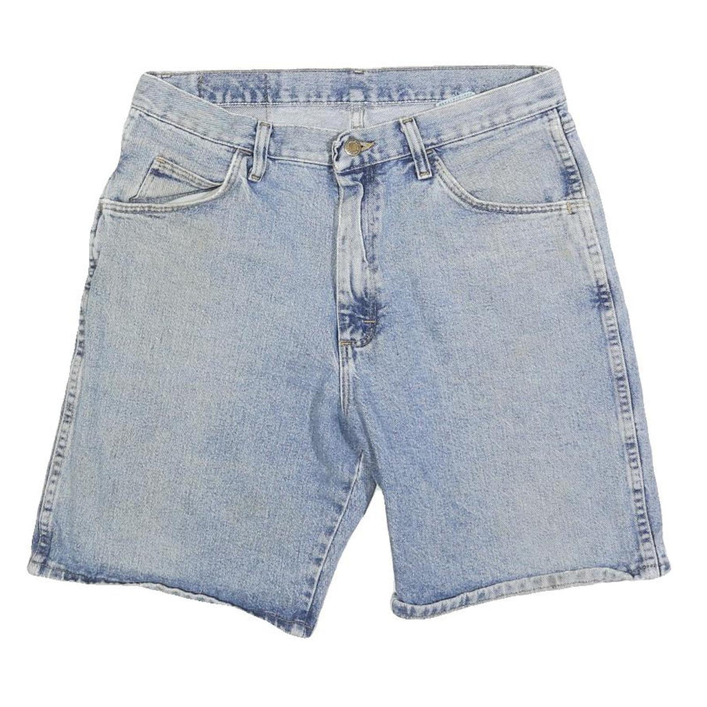 WRANGLER Mens Shorts Blue Denim Casual M W32 Lightweight Cotton Blend