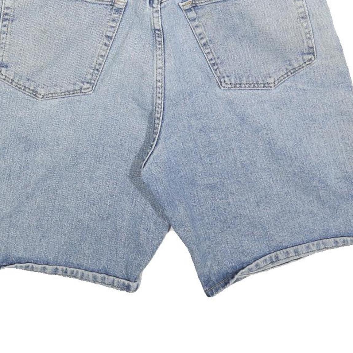 WRANGLER Mens Shorts Blue Denim Casual M W32 Lightweight Cotton Blend