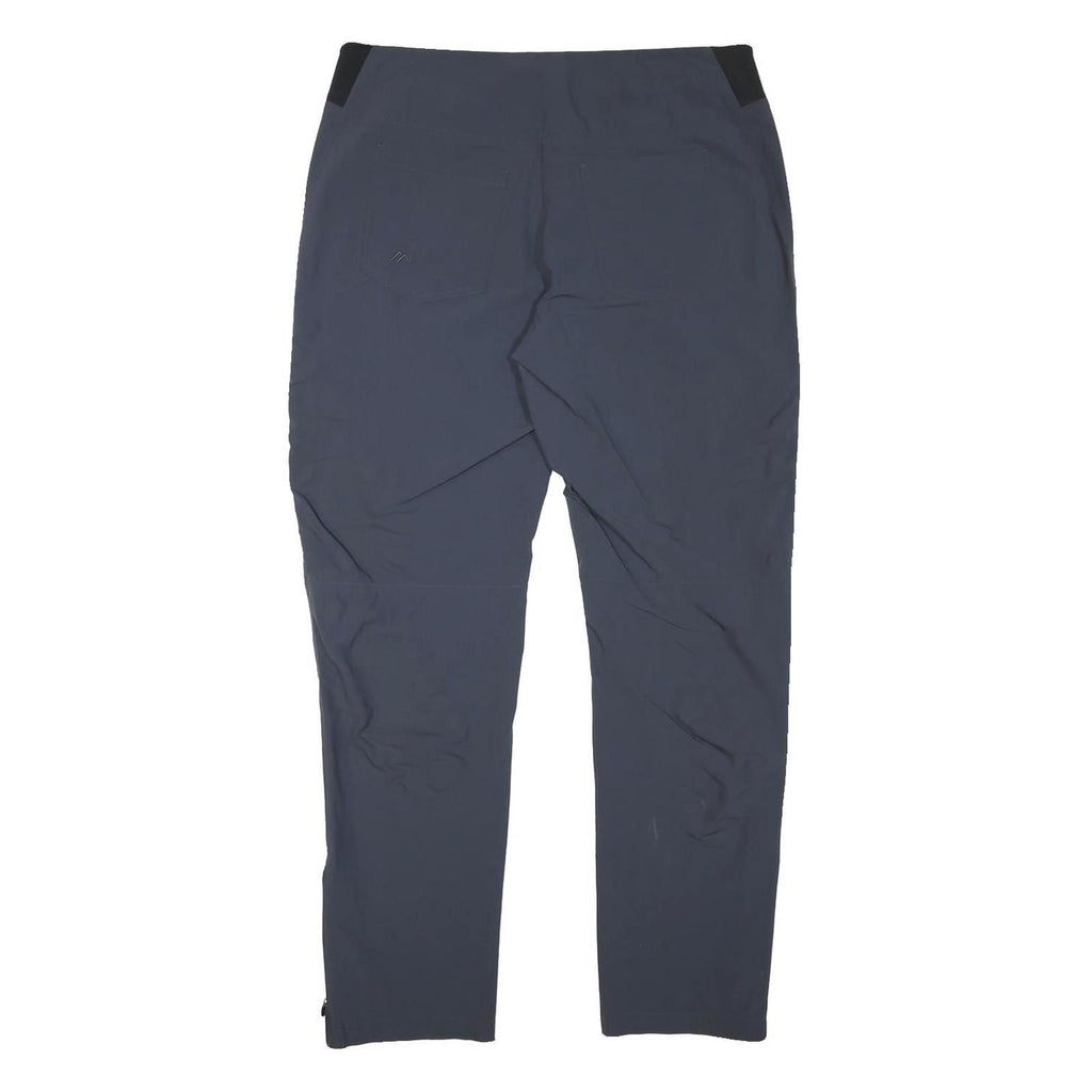 MAIER Womens Polyester Blend Navy Slim Tapered Trousers W36 L31 Outdoor Casual