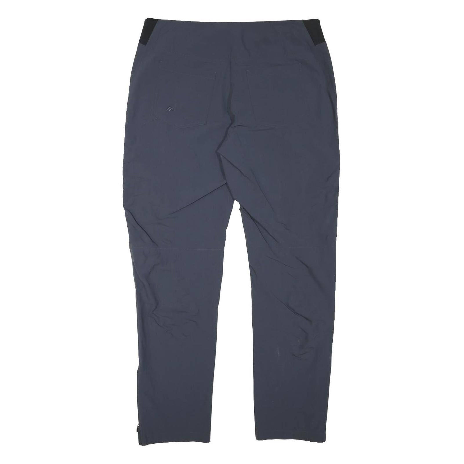 MAIER Womens Polyester Blend Navy Slim Tapered Trousers W36 L31 Outdoor Casual