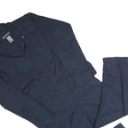 DAKOTA Mens Navy Blue Dungarees Regular Fit Polyester Blend L W36 L25 Workwear