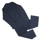 DAKOTA Mens Navy Blue Dungarees Regular Fit Polyester Blend L W36 L25 Workwear