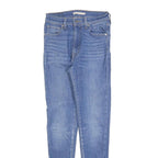 LEVI'S Womens Slim Blue Denim Slim Jeans W26 L30 Stretch Comfort Casual
