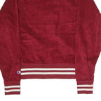 CHAMPION Mens Red Cotton Blend Crew Neck M Embroidered Logo Sweatshirt