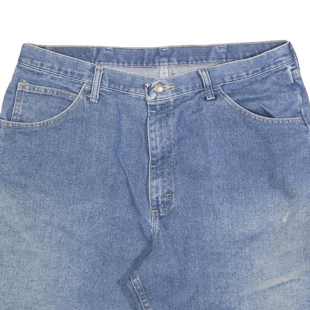 WRANGLER Mens Denim Blue Classic Fit Denim Shorts XL W38 Casual Cotton Blend