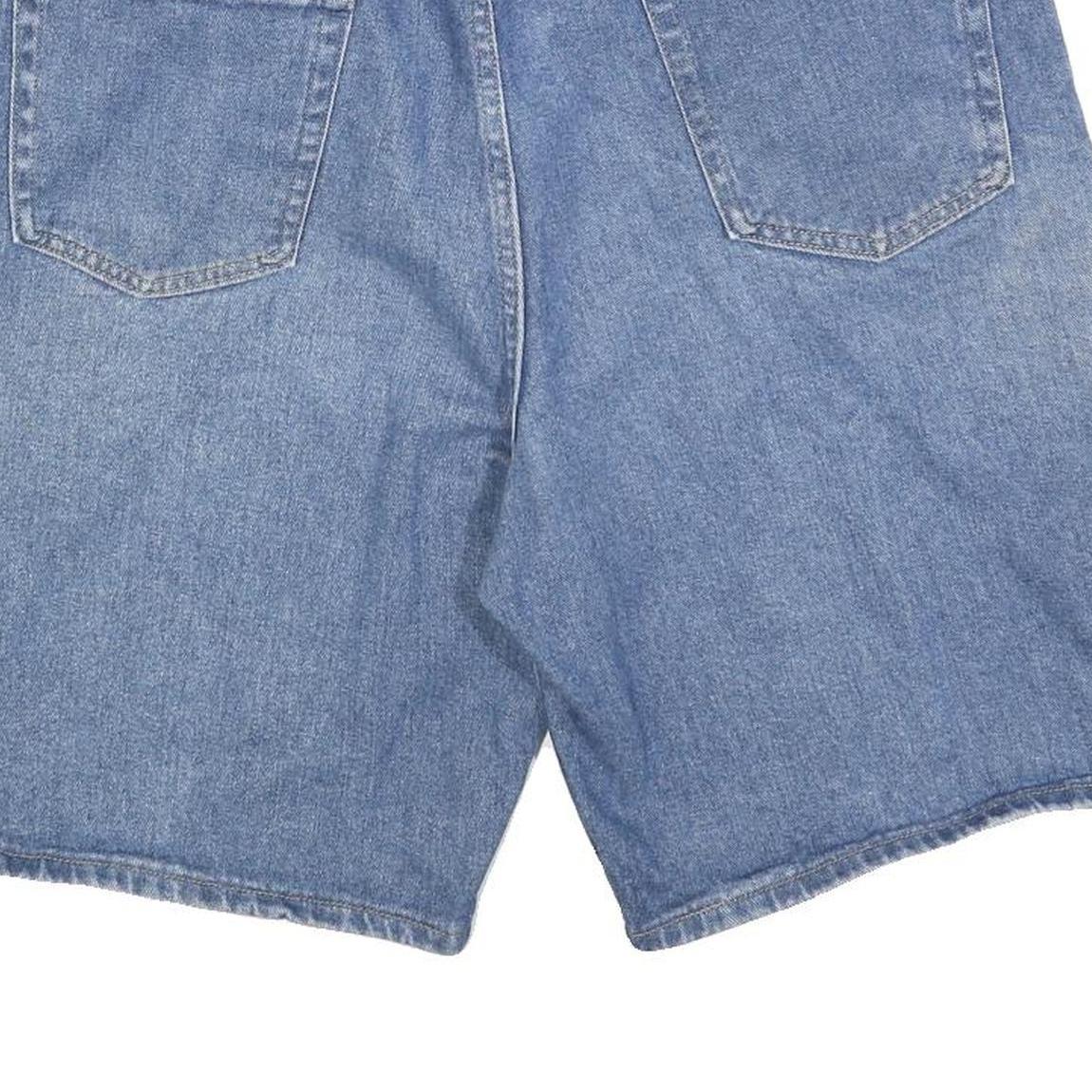 WRANGLER Mens Denim Blue Classic Fit Denim Shorts XL W38 Casual Cotton Blend