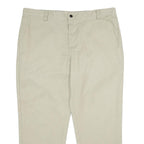 DICKIES Mens Polyester Blend Beige Regular Straight Trousers W40 L30 Workwear