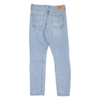 LEVI'S 501S Jeans Distressed Womens Blue Skinny Straight Stone Wash W26 L28