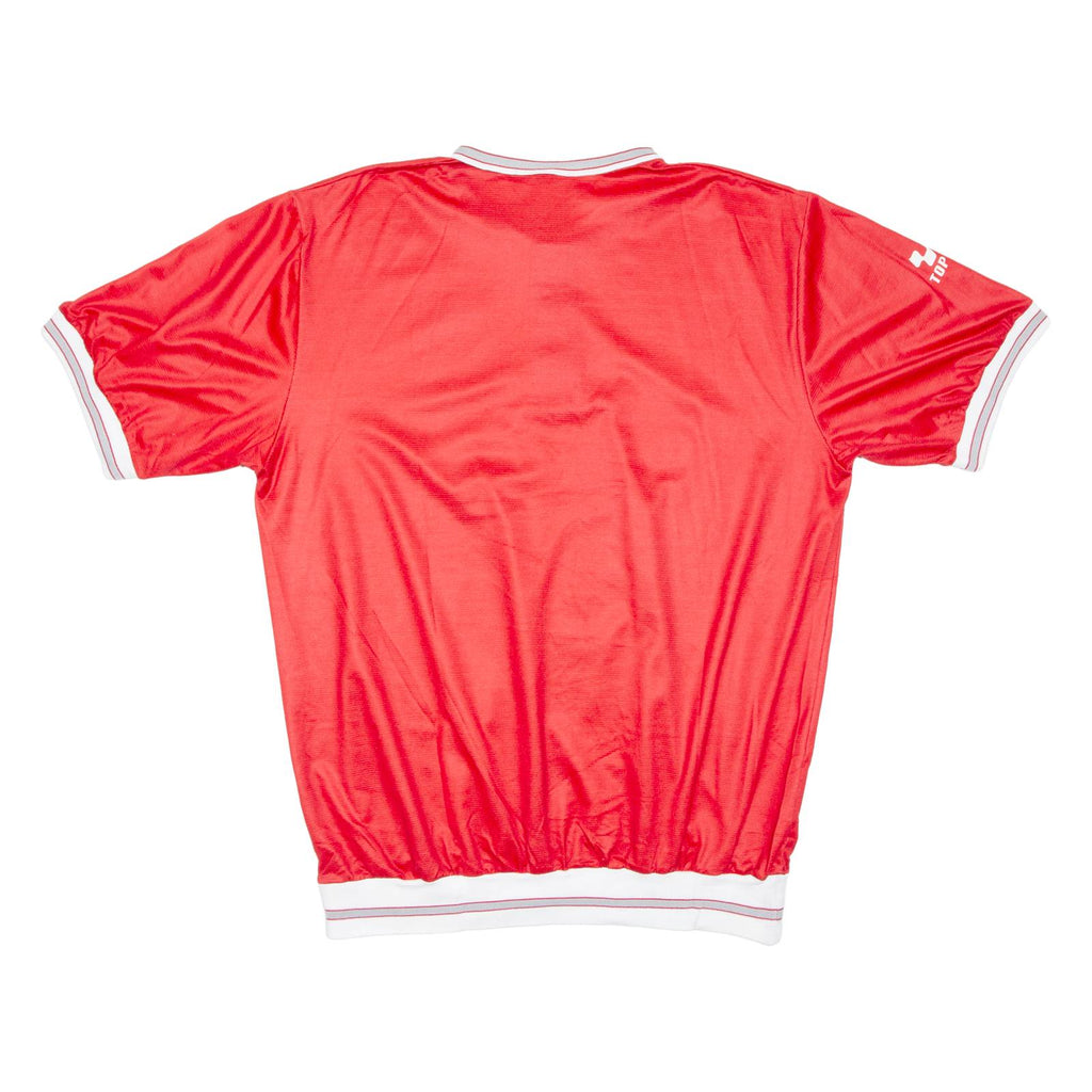 Mens Polo Shirt Red L