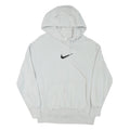 NIKE Mens White Hoodie XS Cotton Blend Pullover Drawstring Pocket Casual