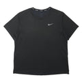 NIKE Mens Black Running T-Shirt L Short Sleeve Crew Neck Lightweight Sportswear
