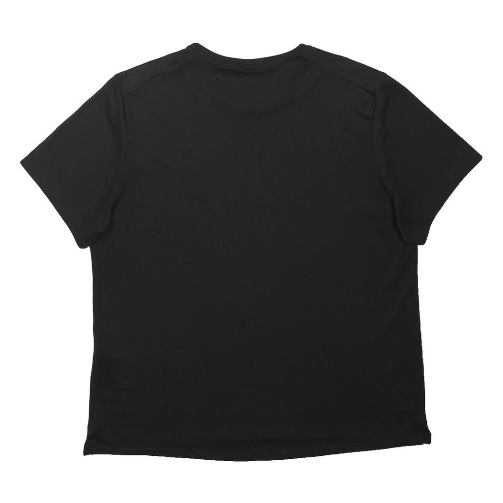 NIKE Mens Black Running T-Shirt L Short Sleeve Crew Neck Lightweight Sportswear