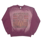 GILDAN Dream Catcher Womens Sweatshirt Maroon M