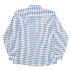 JCPENNEY Mens Shirt White Check Long Sleeve M