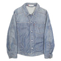 LEVI'S Womens Blue Denim Jacket S Cotton Blend Button Closure Classic Fit