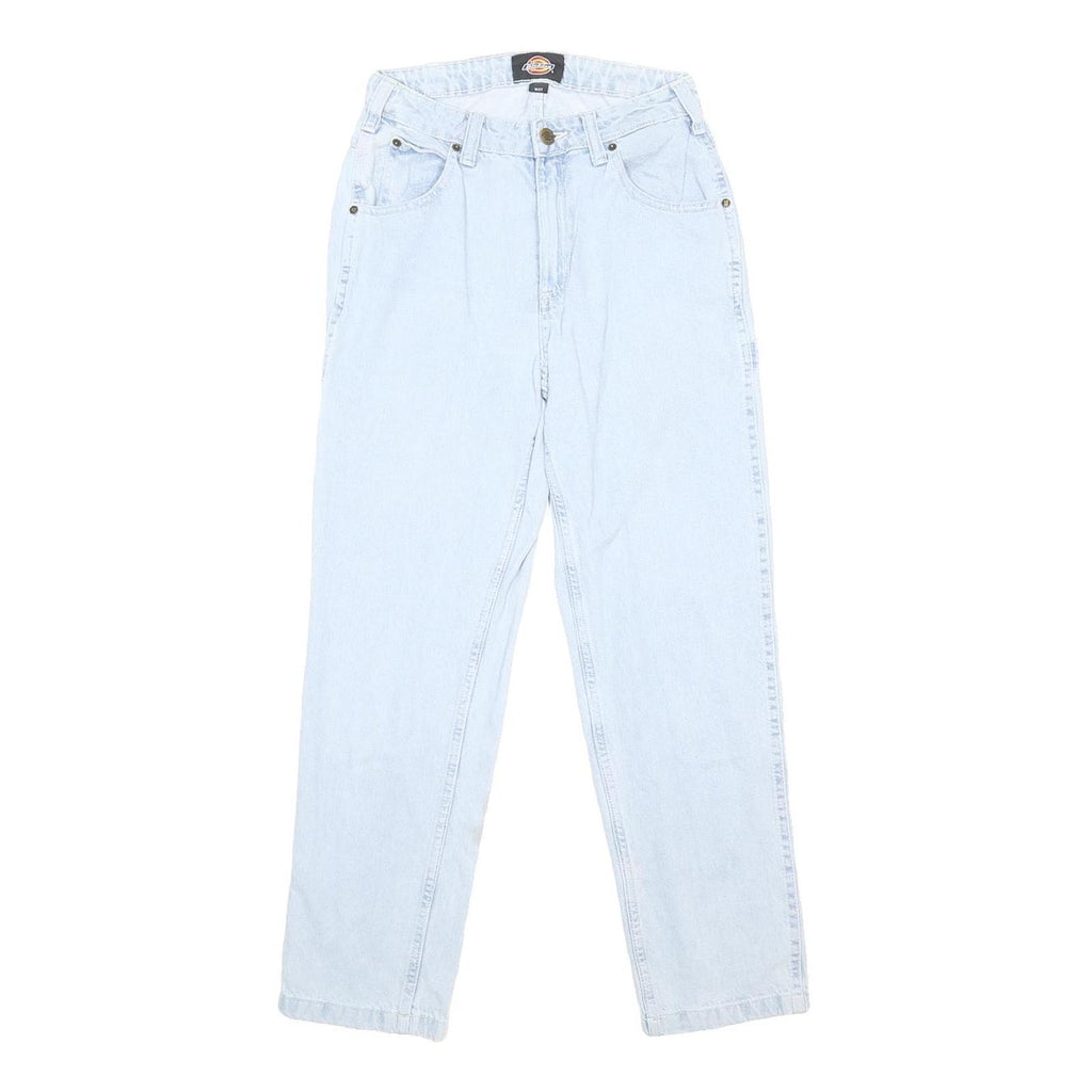 DICKIES Mens Light Blue Regular Fit Straight Denim Jeans Cotton Blend W27 L29