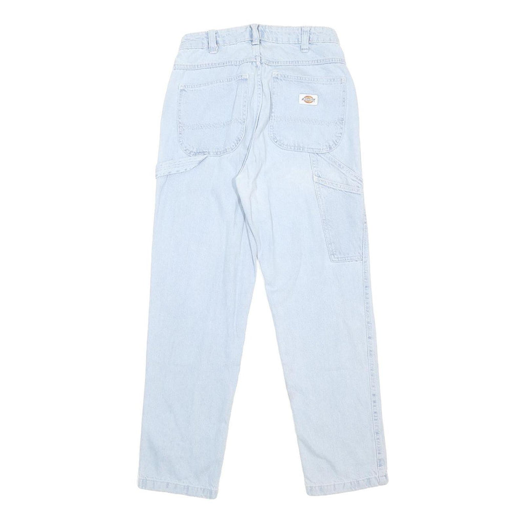 DICKIES Mens Light Blue Regular Fit Straight Denim Jeans Cotton Blend W27 L29
