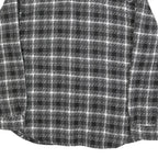 KARL KANI Mens Black & White Plaid Cotton Blend Button Jacket L Woven Casual