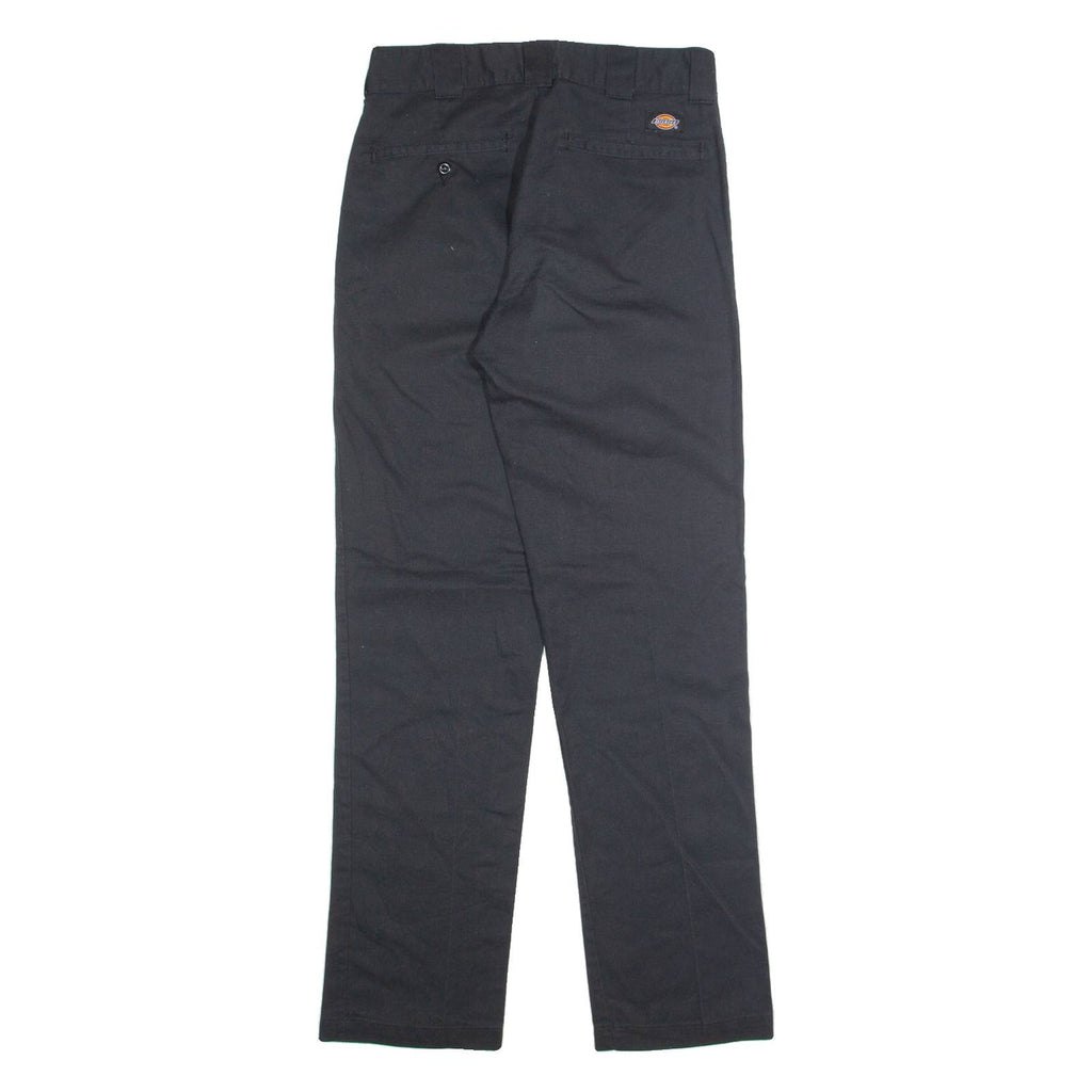 DICKIES Chino Mens Trousers Black Regular Straight W28 L30