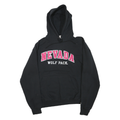 CHAMPION Mens Black Nevada Wolf Pack Hoodie L Cotton Blend Pullover Sweatshirt