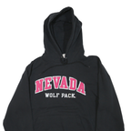 CHAMPION Mens Black Nevada Wolf Pack Hoodie L Cotton Blend Pullover Sweatshirt