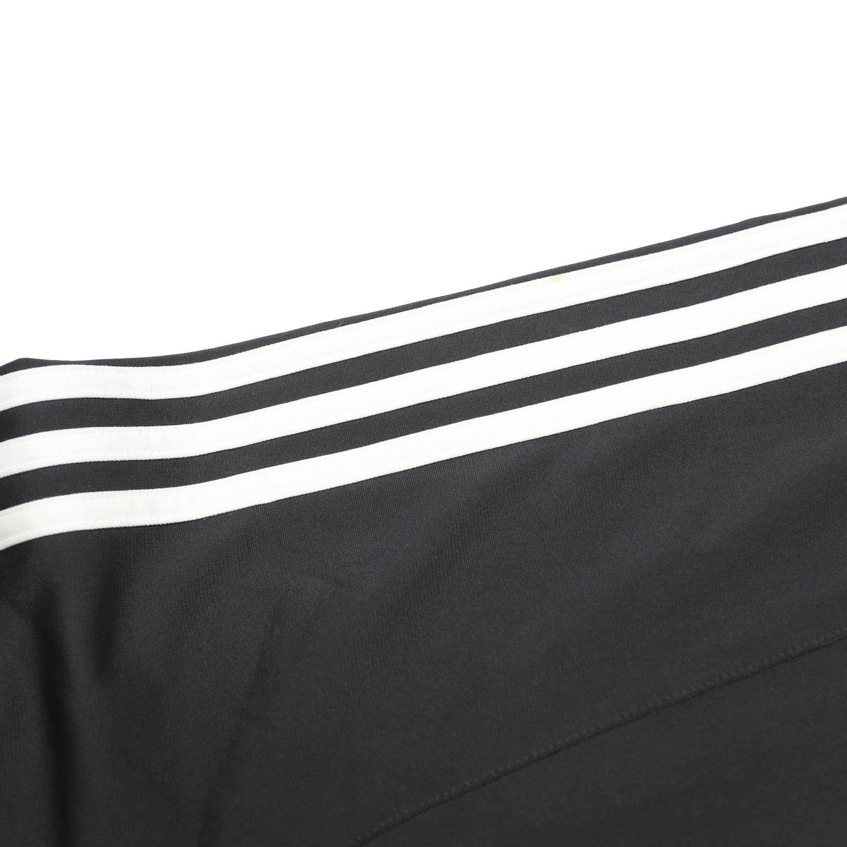 ADIDAS Mens Black & White Logo Zip Jacket M Polyester Track Sportswear
