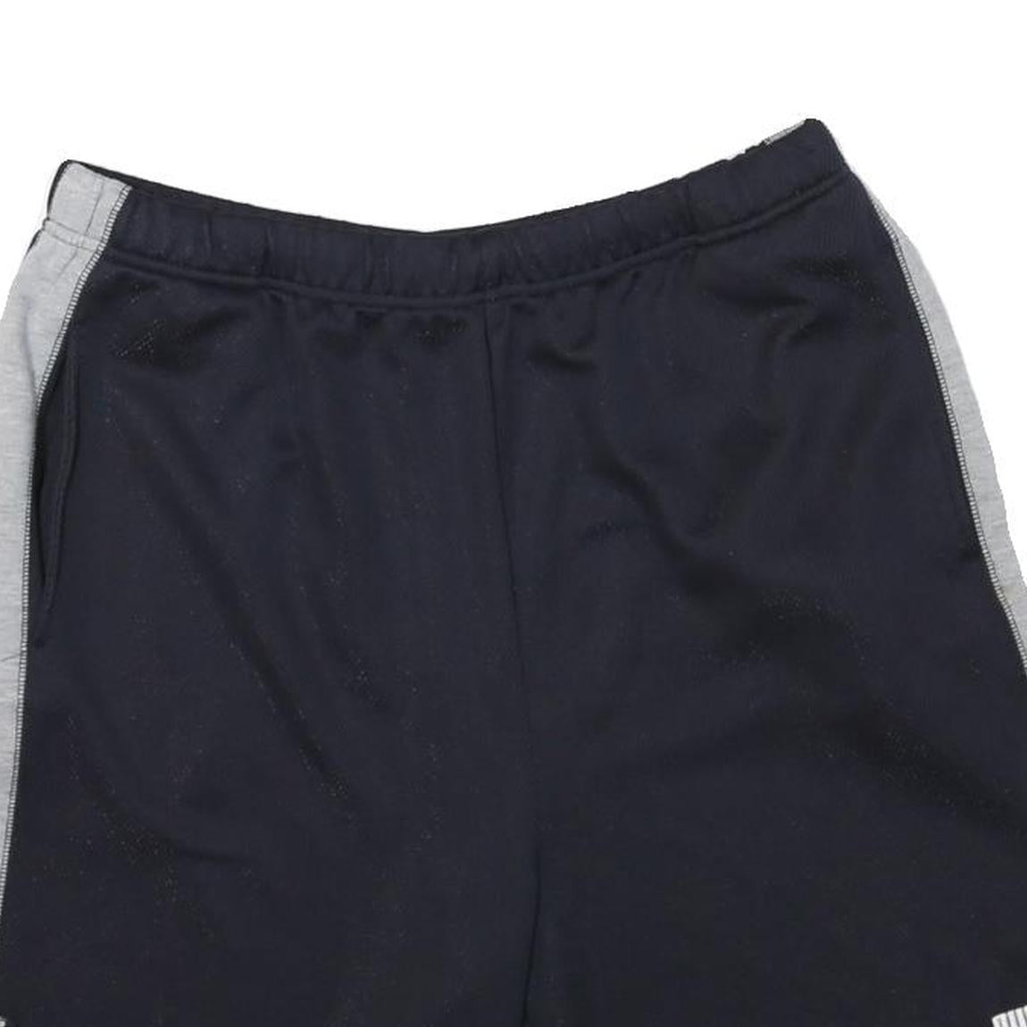 PUMA Mens Shorts Black & Grey Casual XL W31 Polyester Blend Elastic Waist