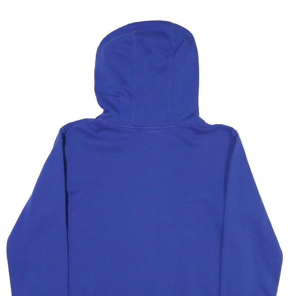 NIKE Mens Blue Hoodie XL Cotton Blend Pullover Swoosh Logo Casual Wear