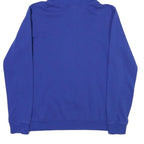 NIKE Mens Blue Hoodie XL Cotton Blend Pullover Swoosh Logo Casual Wear