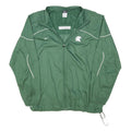 NIKE Mens Green Spartan Track Jacket XL Polyester Blend Zip Sportswear