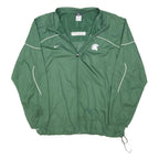 NIKE Mens Green Spartan Track Jacket XL Polyester Blend Zip Sportswear